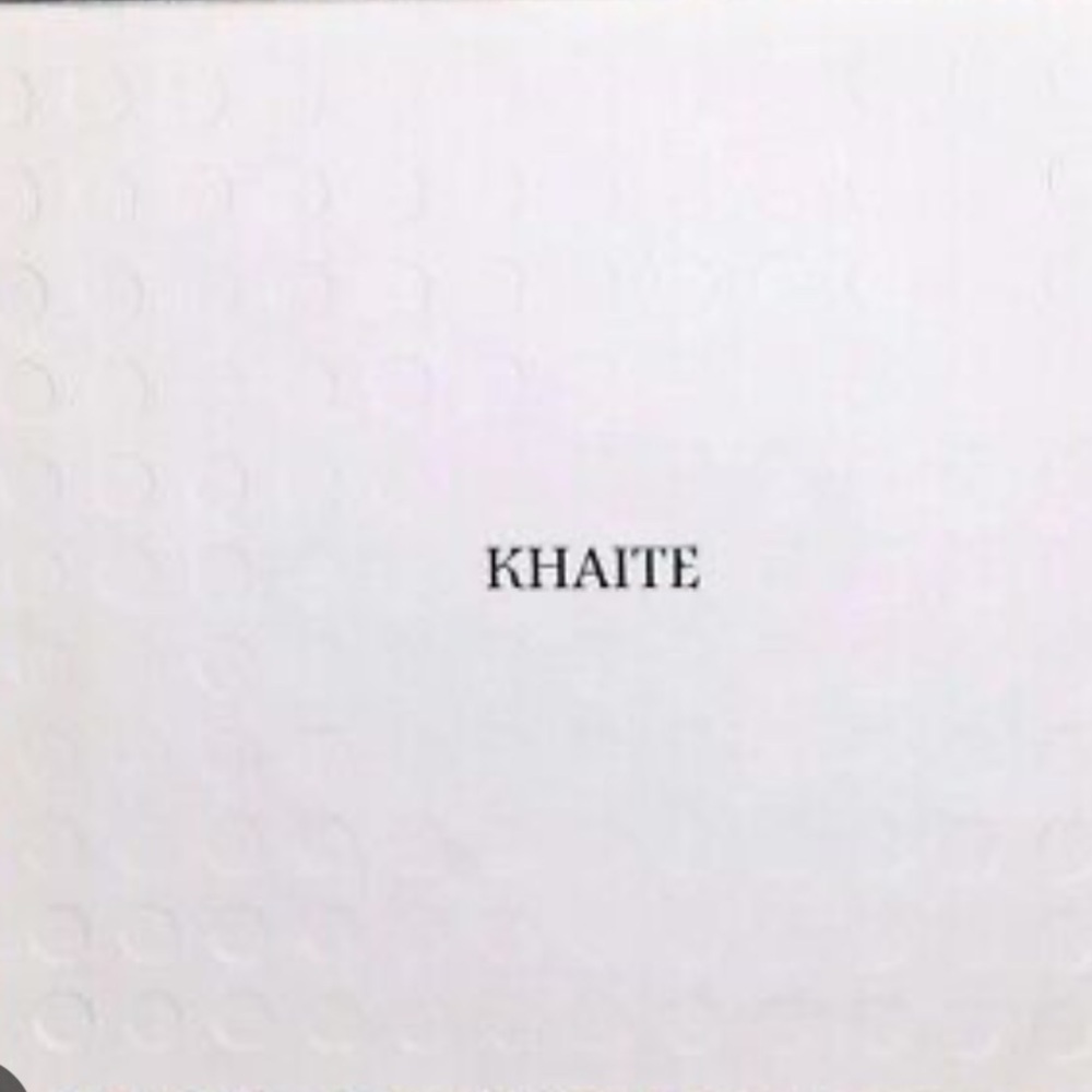 KHAITE empty box and dust bag
